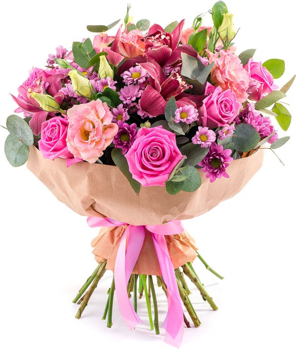 Букет из орхидей и роз Букет «Грация»